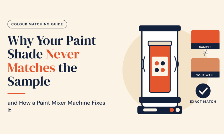 Why Your Paint Shade Never Matches the Sample (and How a Paint Mixer Machine Fixes It)