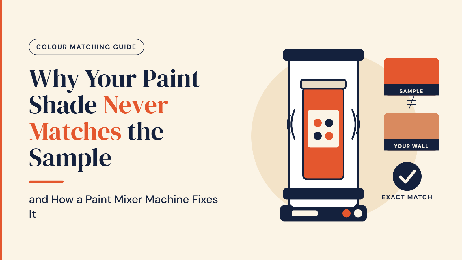 Why Your Paint Shade Never Matches the Sample (and How a Paint Mixer Machine Fixes It)